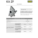 PTO ZF TRAXON 12TX-2620 Grundplatte + Welle
