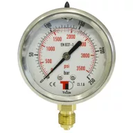 Hydraulisches Manometer 0-16 BAR Unterer Ausgang
