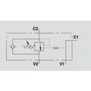 OM VBCD 1/2" SE FL Overcenter-Bremsventil