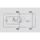 OM VBCD 1/2" SE Overcenter-Bremsventil