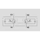OM VBCD 3/4" DE-A Doppel-Overcenter-Bremsventil