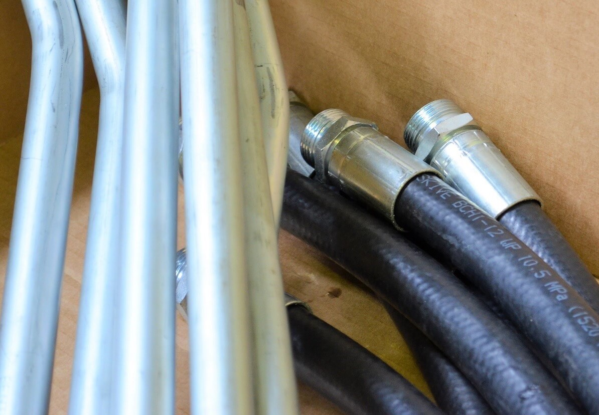 Schritte zur Reparatur eines Hydraulikschlauchs